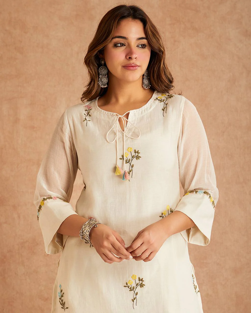 Amrapali Trend Designer Farshi Salwar Set with Organza Dupatta - Image 4