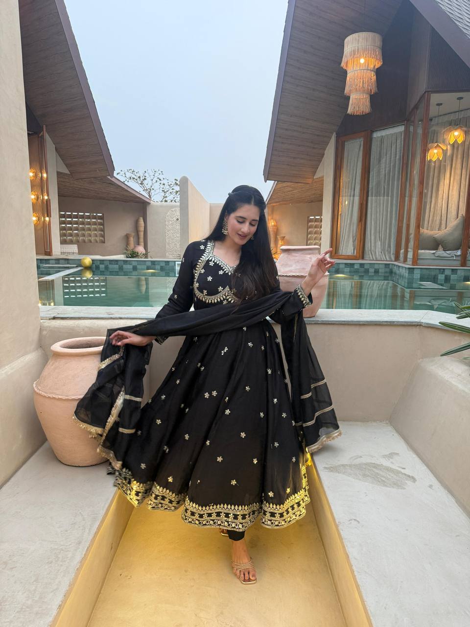 Amrapali Trend Elegant Party Wear Anarkali Suit | Heavy Flair Designer Collection - Image 4
