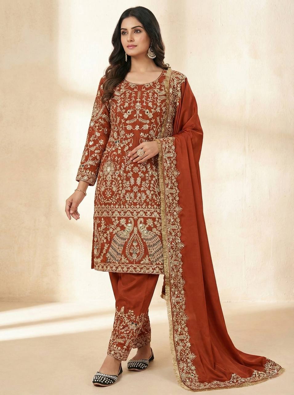 Amrapali Trend Party Wear Heavy Embroidered Suit Set - Image 3