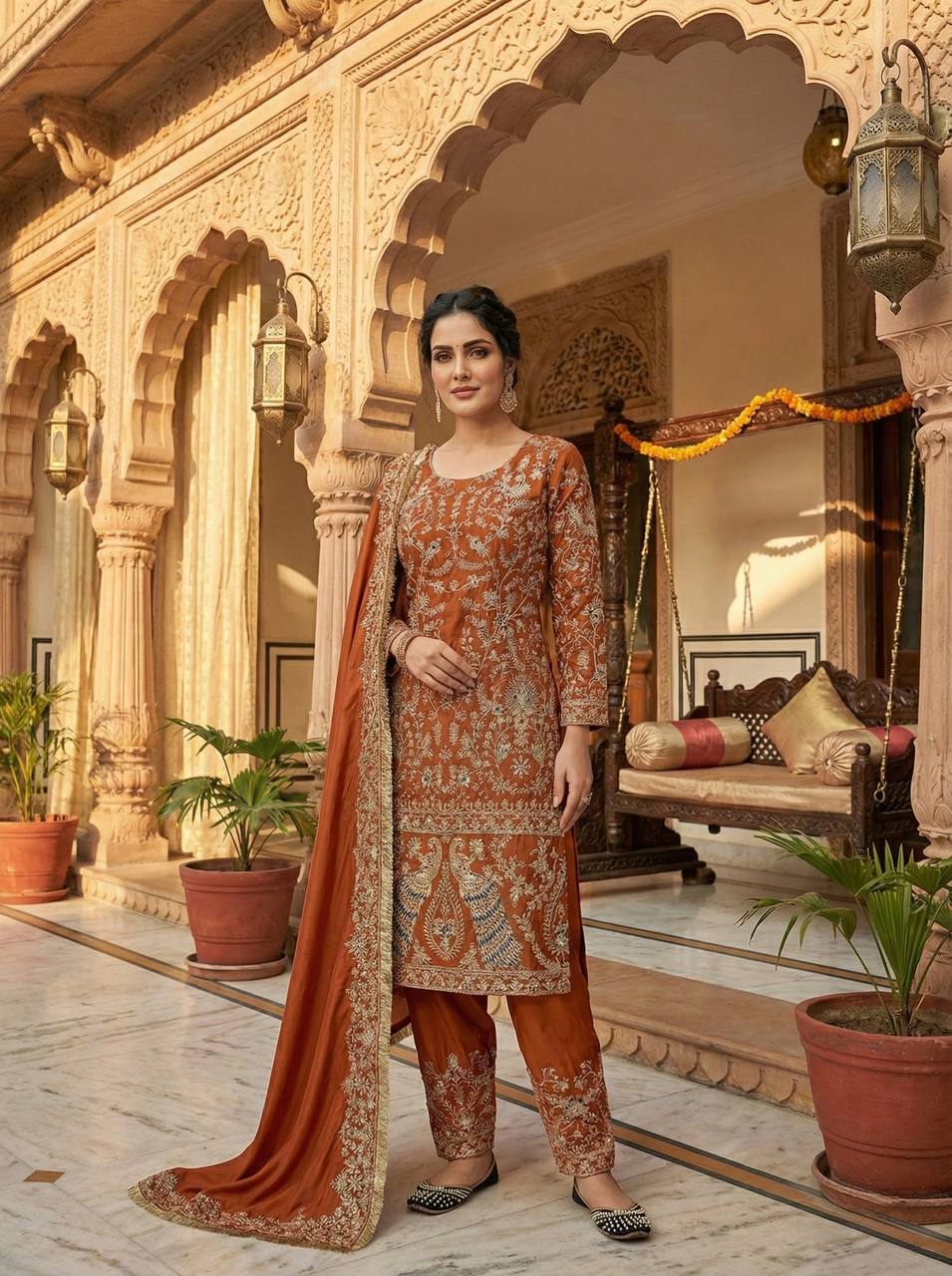 Amrapali Trend Party Wear Heavy Embroidered Suit Set - Image 6