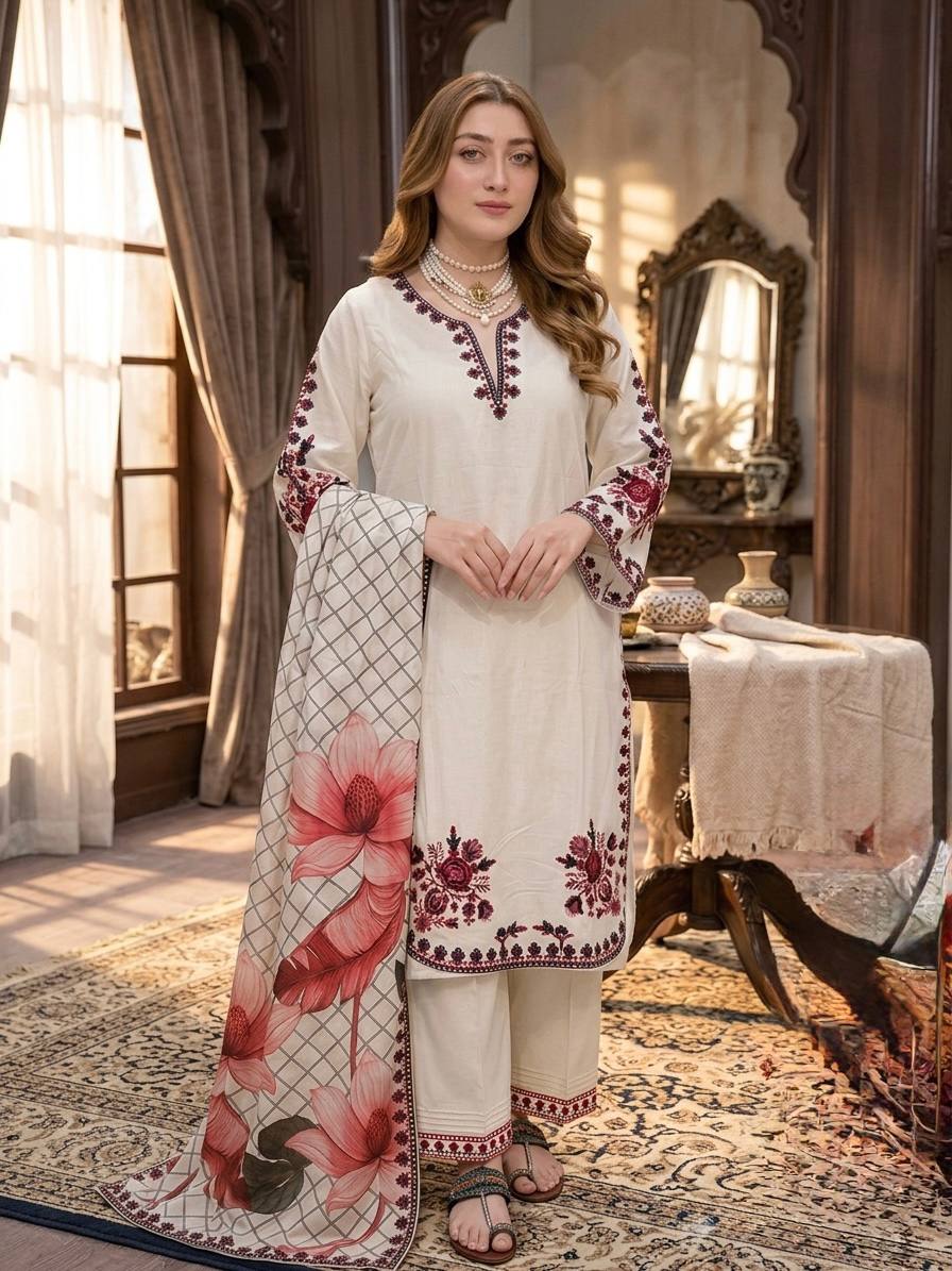 Amrapali Trend Stylish Ethnic Kurta Plazzo Set with Digital Print Dupatta - Image 3