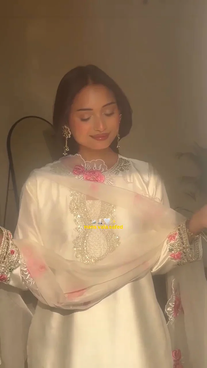 Festive & Wedding Wear Farshi Salwar Suit for Women | Embroidered Crepe Silk Set - Image 2
