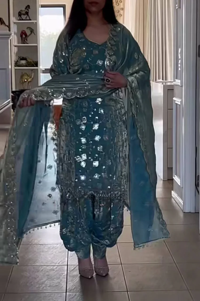 Designer Dhoti Salwar Suit for Women | Festive & Wedding Wear - Image 5