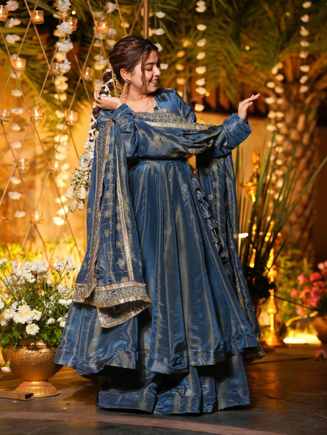 Amrapali Trend Elite Fancy Style Vichitra Silk Anarkali – Wedding & Party Wear - Image 3