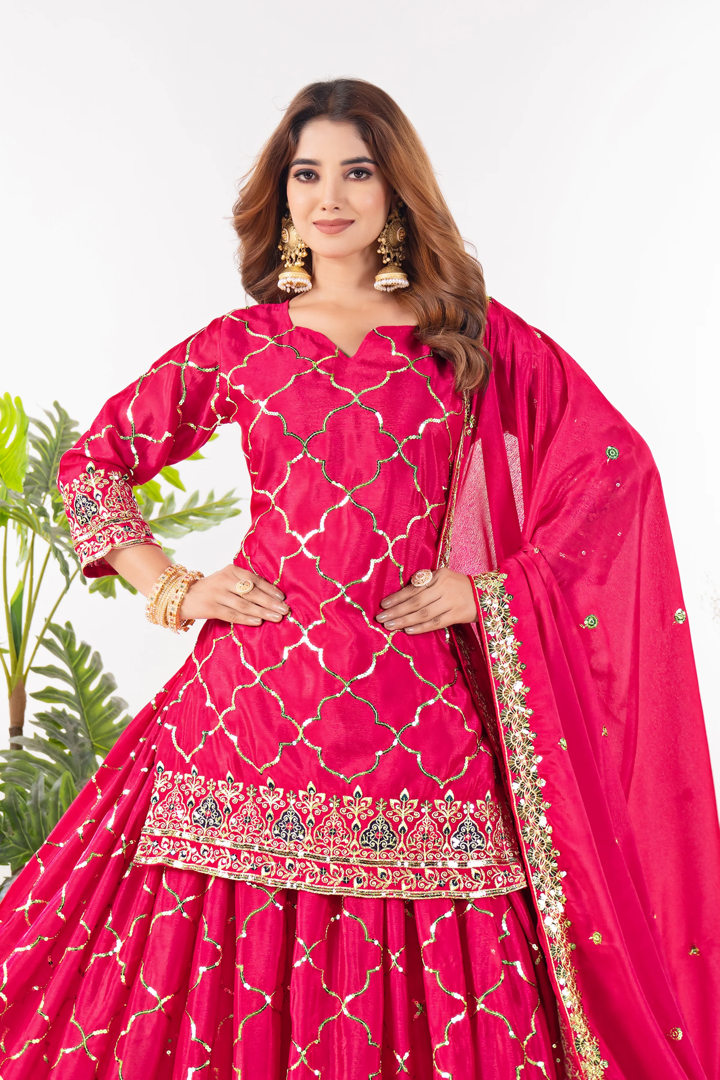 Wear our glowing yellow sharara outfit and shine brighter than the sun. - Image 11