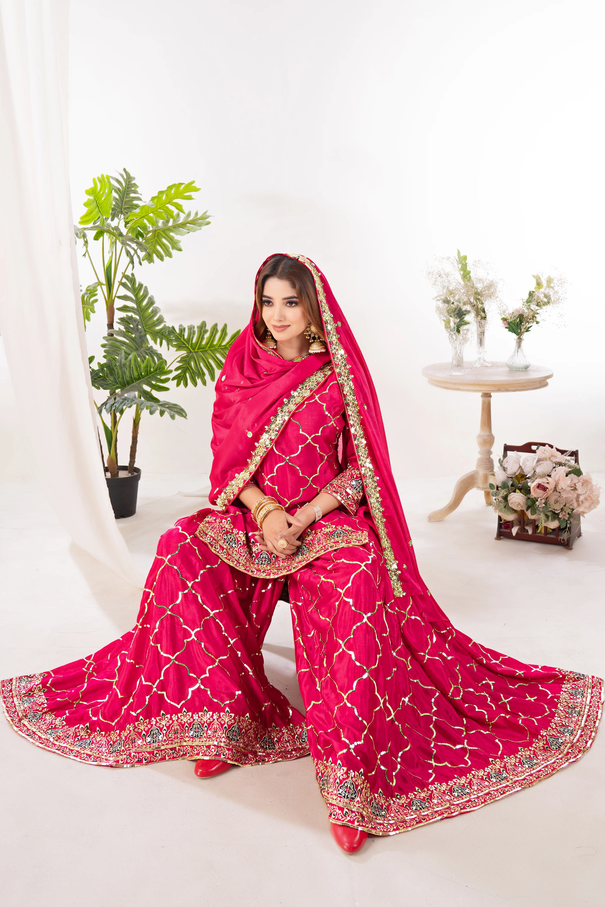 Wear our glowing yellow sharara outfit and shine brighter than the sun. - Image 14
