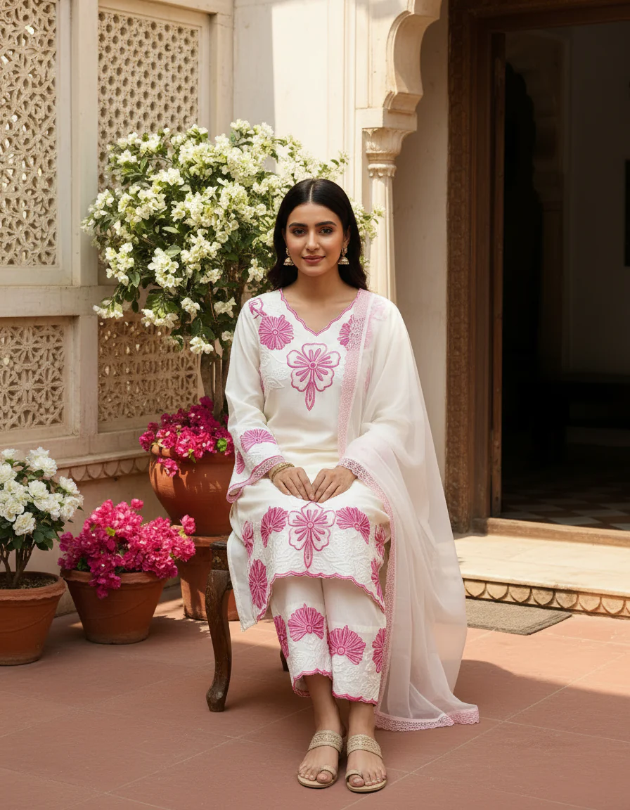 Amrapali Trend Elegant Kurta Set with Dupatta | Office Wear | Festive Wear | Women Ethnic Collection - Image 5