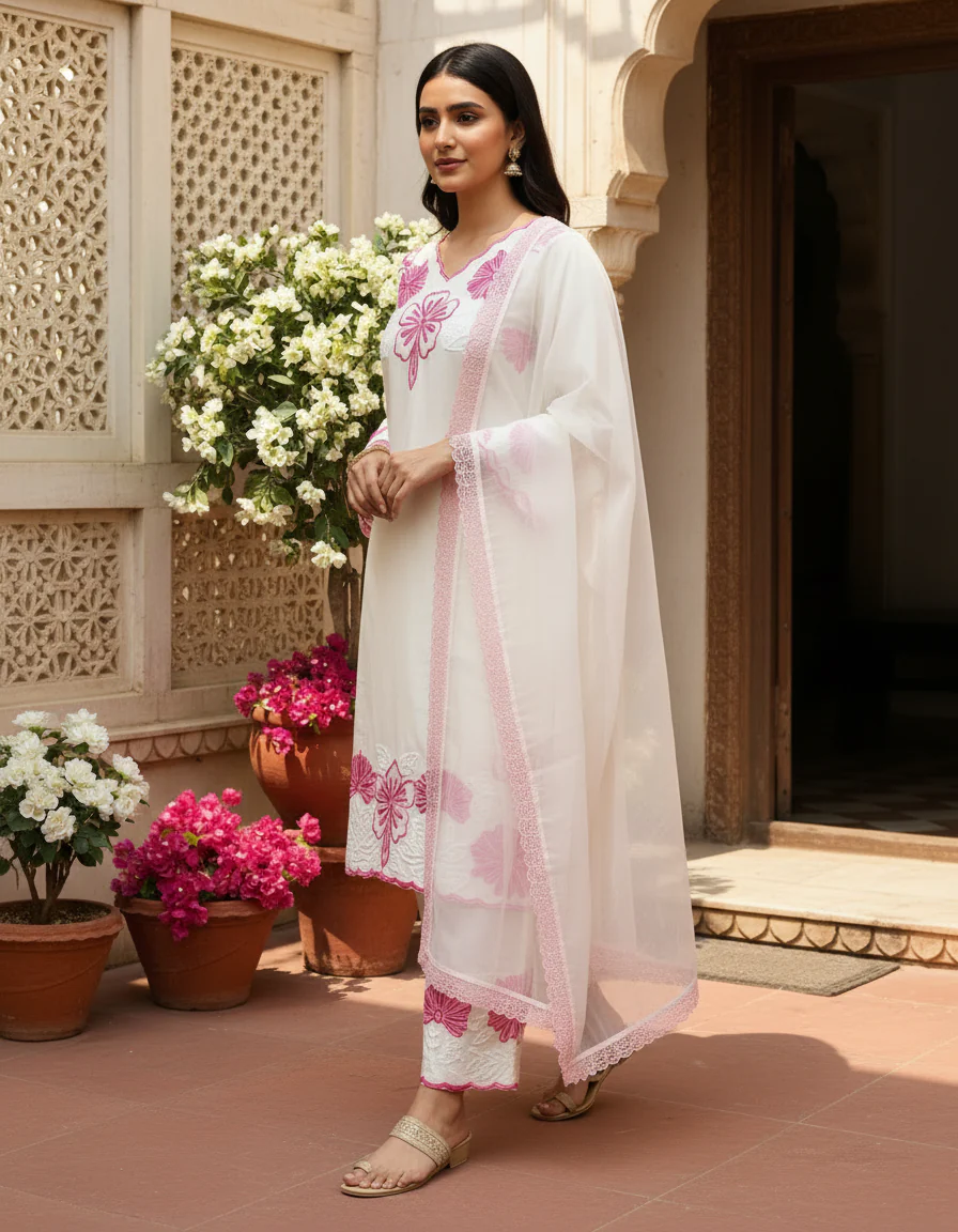 Amrapali Trend Elegant Kurta Set with Dupatta | Office Wear | Festive Wear | Women Ethnic Collection - Image 6